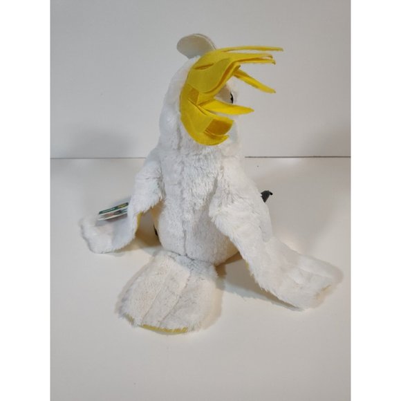 Wild Republic Cuddlekins Cockatoo Plush Stuffed Animal White Yellow 2014 12" NWT - Picture 3 of 9